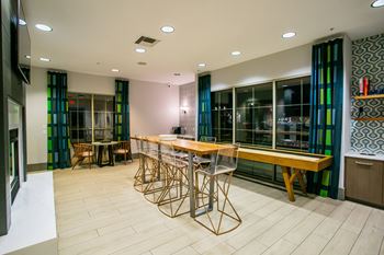 Finisterra luxury apartments resident clubhouse